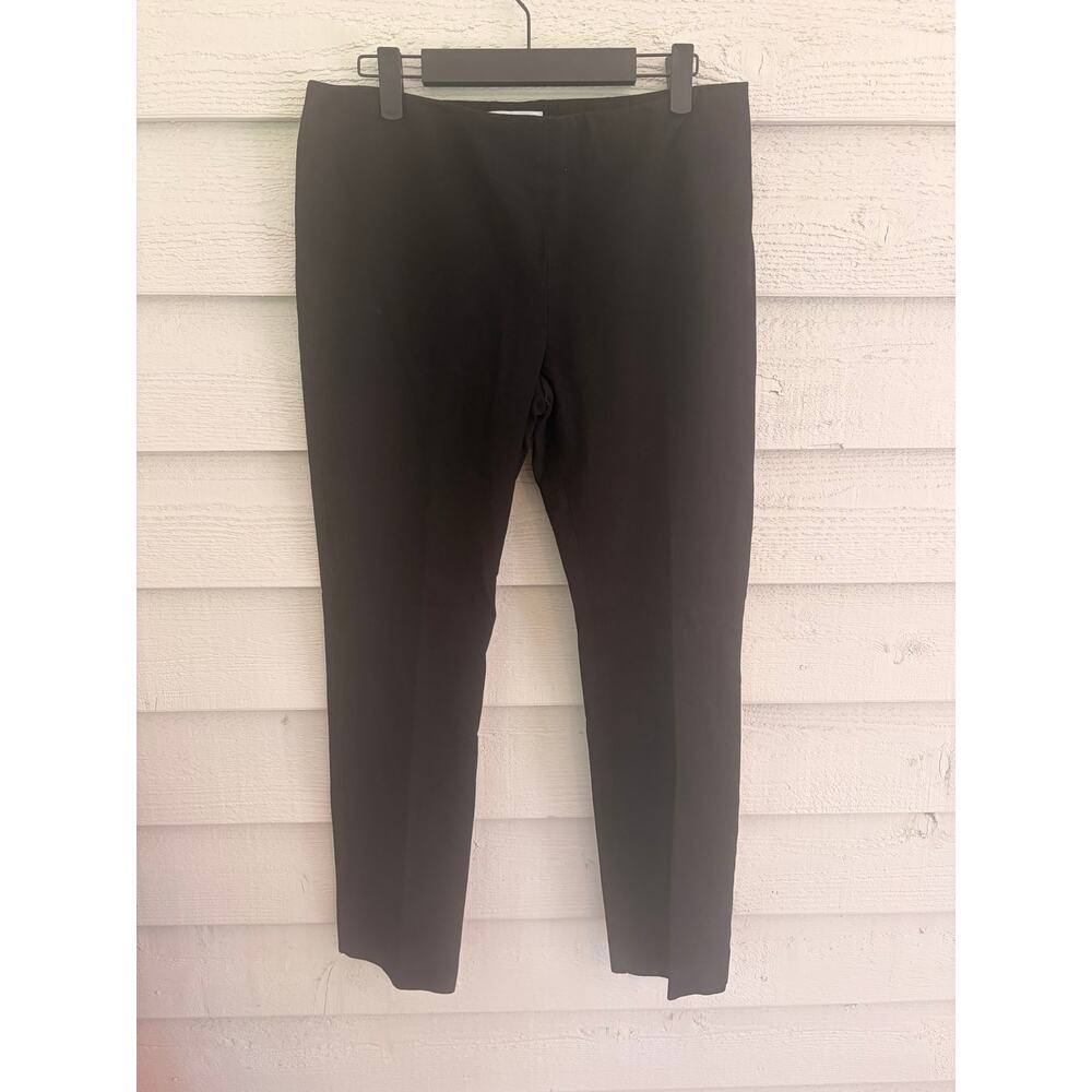 White Label by MaxMara Black Slim Ankle Pants Size 8 Stretch Career - Picture 2 of 5